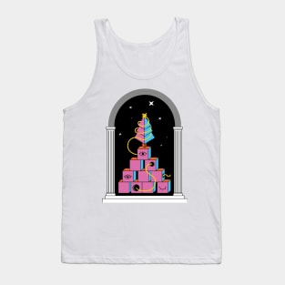 XMas cube magic portal Tank Top